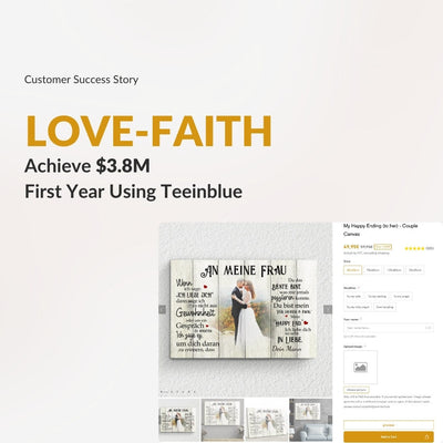 Teeinblue Customer Success Story: Love & Faith
