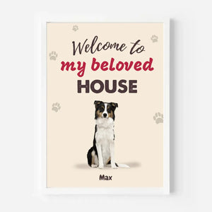 Welcome to Our House Personalized Canvas