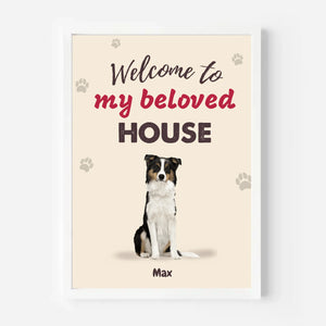 Welcome to Our House Personalized Canvas Demo