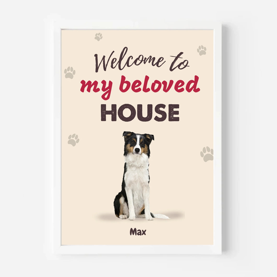 Welcome to Our House Personalized Canvas - Etsy