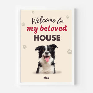 Welcome to Our House Personalized Canvas Demo