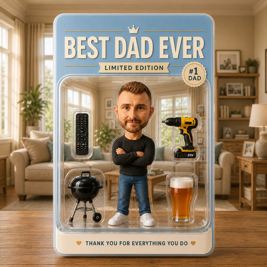 Gen AI action-figure Best Dad Ever gift